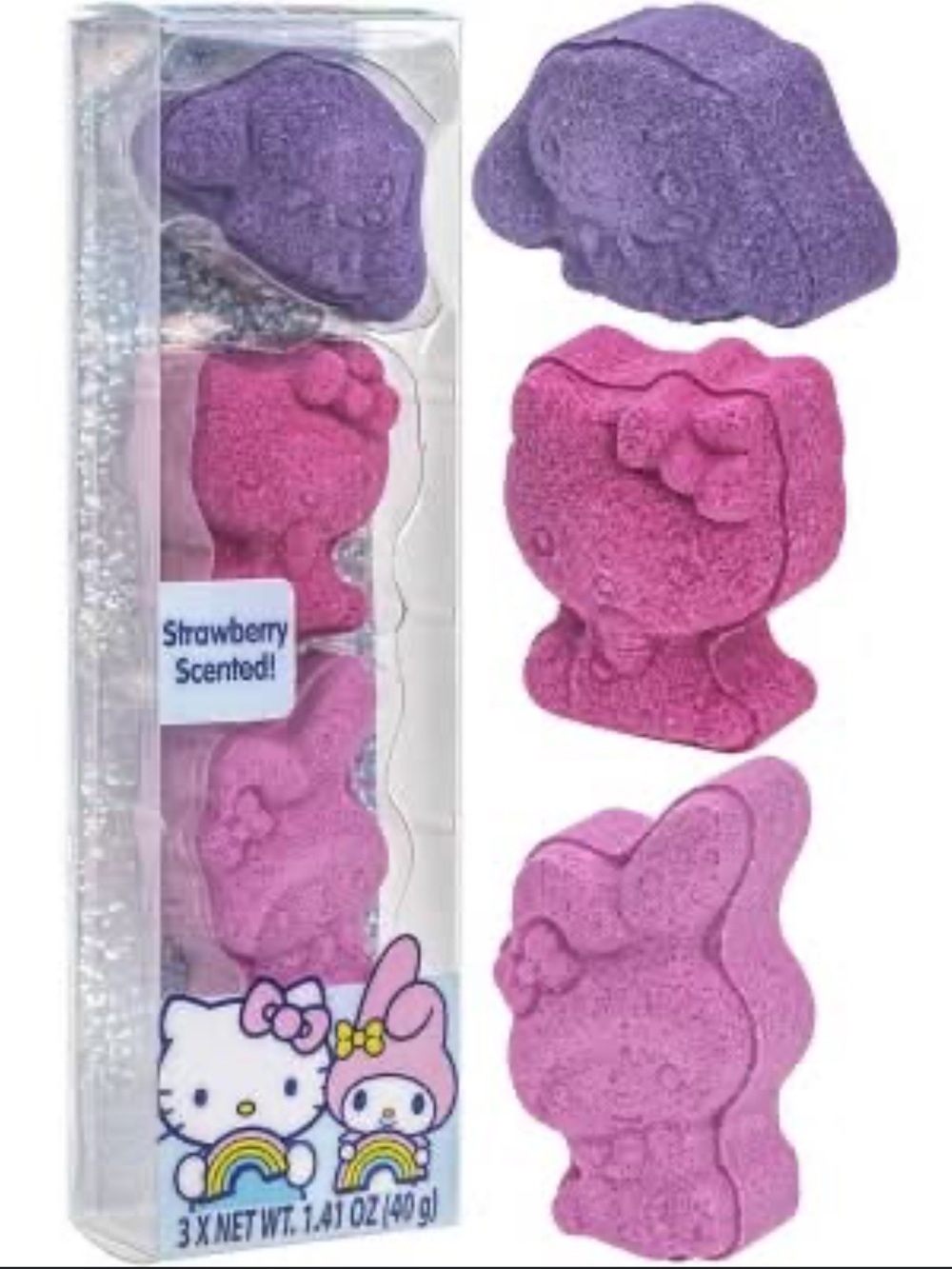 Hello Kitty Strawberry Scented  Bath Bombs,